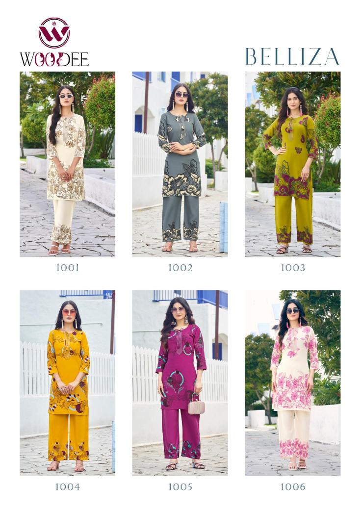 Woodee belliza Kurti Fabric Wholesalers
