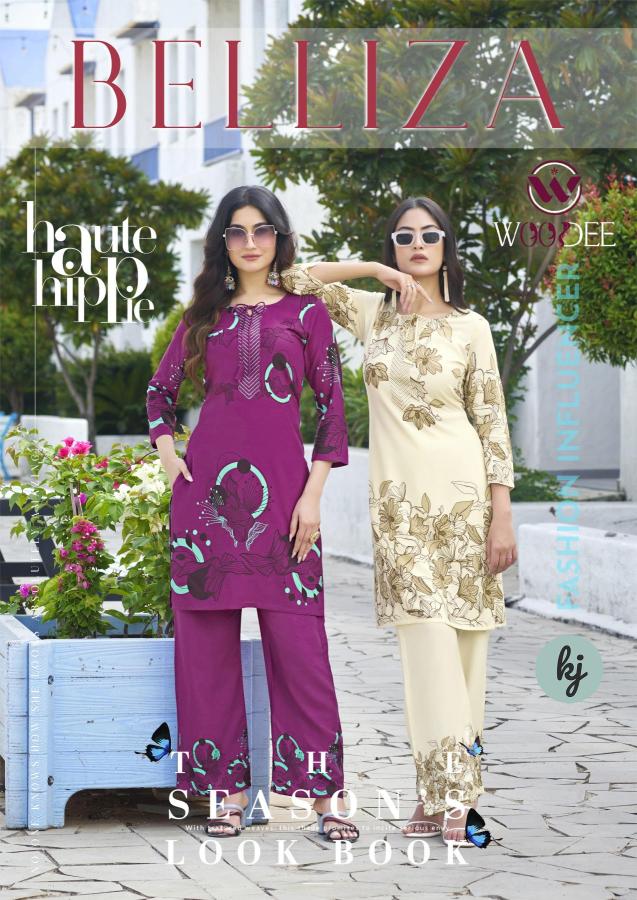 Woodee belliza Kurti Fabric Wholesalers