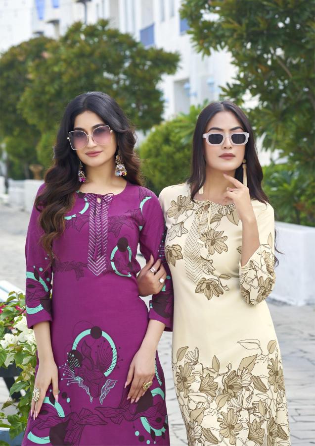 Woodee belliza Kurti Fabric Wholesalers