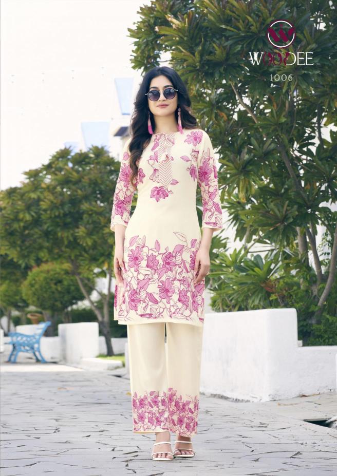 Woodee belliza Kurti Fabric Wholesalers