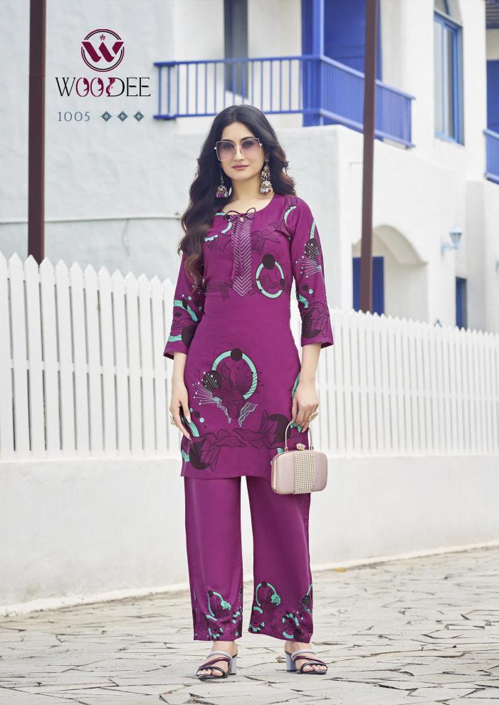 Woodee belliza Kurti Fabric Wholesalers