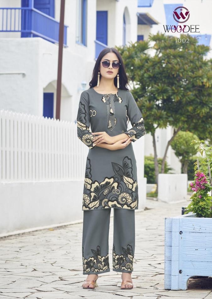 Woodee belliza Kurti Fabric Wholesalers