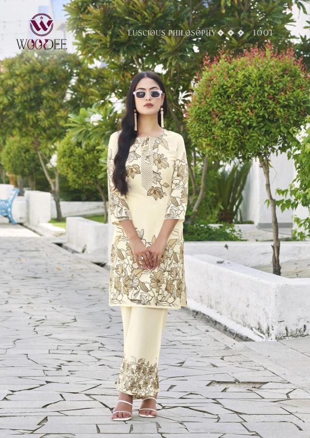 Woodee belliza Kurti Fabric Wholesalers