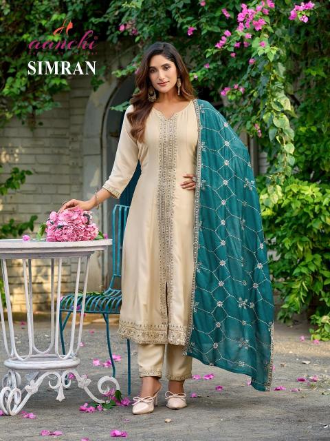 Aanchi simran wholesale kurti market in surat with price