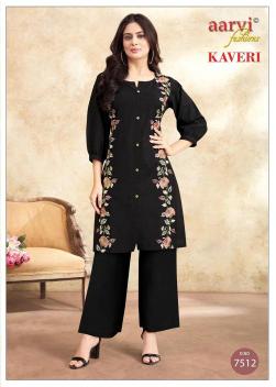 Aarvi kaveri vol-2 coord set ladies kurti wholesale in india