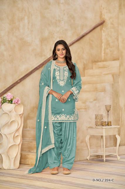 Adhya aanaya vol 224 salwar suits manufacturers in india