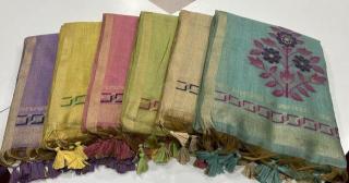 Akshara soft muga cotton best wholesale saree shops in surat