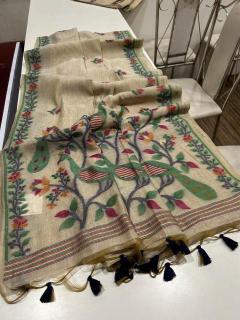 Akshara soft muga wholesale saree market in burrabazar kolkata