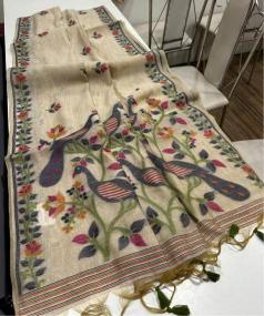 Akshara soft muga wholesale saree market in burrabazar kolkata