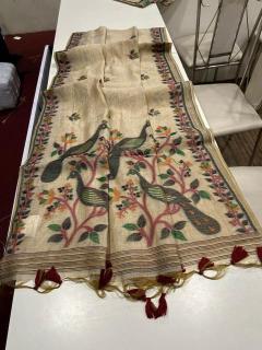 Akshara soft muga wholesale saree market in burrabazar kolkata