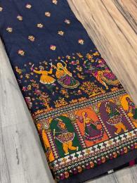 Akshara soft rajwadi pashmina silk  wholesale saree market in india