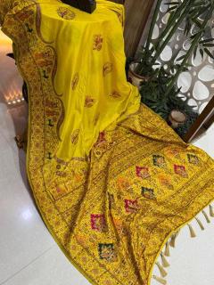 Akshara soft rajwadi pashmina silk wholesale saree suppliers in india