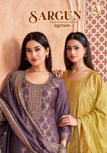 Alok suit sargun 2 Dress materials manufacturers in delhi