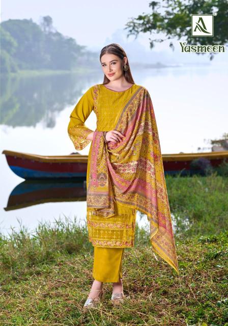 Alok suit yasmeen indian wholesale dress market