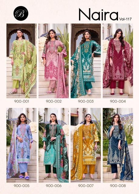 Belliza naira vol 117 wholesale dress material suppliers in surat