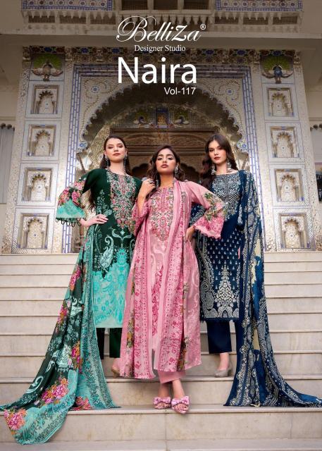 Belliza naira vol 117 wholesale dress material suppliers in surat