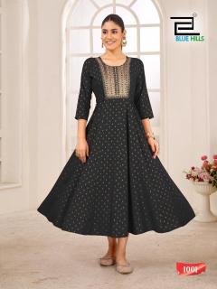 Blue hills golden duck Kurti wholesale market in India