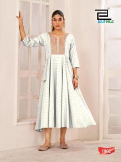 Blue hills golden duck Kurti wholesale market in India