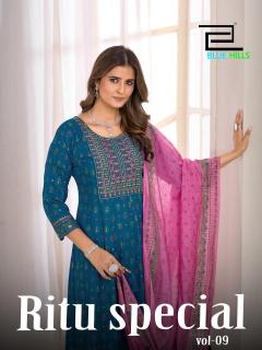 Blue hills ritu special vol 9 ladies kurti wholesale in india