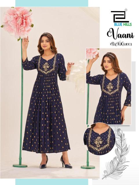 Blue hills vaani Kurti wholesale suppliers in Mumbai