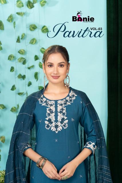 Bonie pavitra vol 3 kurti wholesale suppliers in india