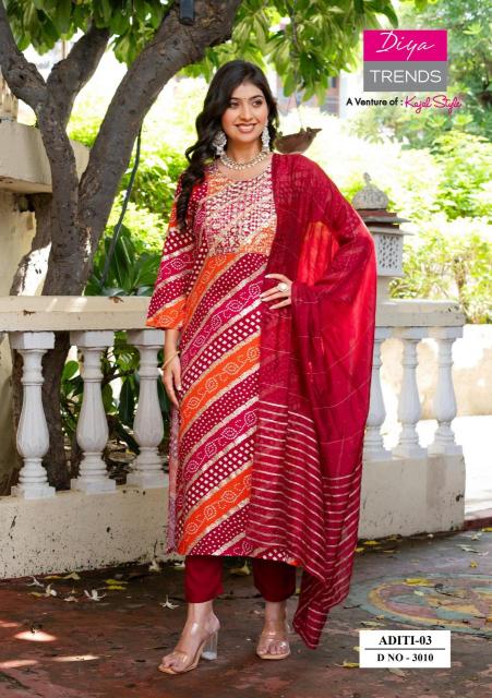 Diya trends aditi vol 3 wholesale kurti manufacturers in ahmedabad with price list