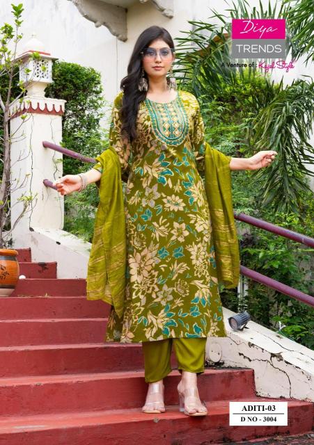 Diya trends aditi vol 3 wholesale kurti manufacturers in ahmedabad with price list