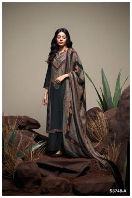 Ganga bellara 3748 wholesale unstitched dress materials in Kolkata