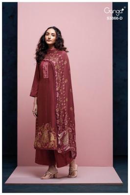 Ganga chiara 3866 wholesale dress materials in hyderabad with price