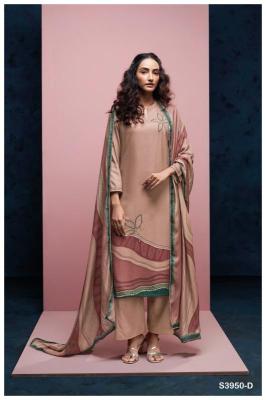 Ganga inika 3950 wholesale dress materials in mumbai with price