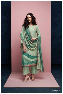 Ganga inika 3950 wholesale dress materials in mumbai with price