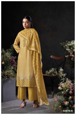 Ganga nirelle 3878 Wholesale ladies dress materials in Kolkata