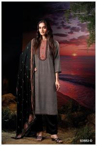 Ganga zarina 3882 Wholesale dress material suppliers in Kolkata