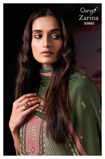 Ganga zarina 3882 Wholesale dress material suppliers in Kolkata