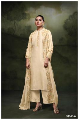 Ganga zaya 3843 Wholesale dress material online