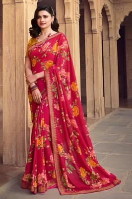 GC georgette printed wholesale sarees in hyderabad online