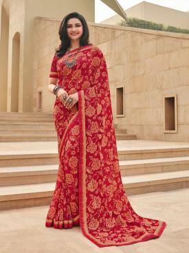 GC georgette printed wholesale sarees in hyderabad online