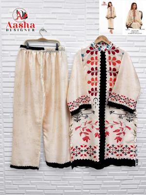 Karma aasha turkis vol 8 coord set Wholesale Kurti supplier