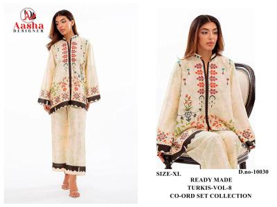 Karma aasha turkis vol 8 coord set Wholesale Kurti supplier
