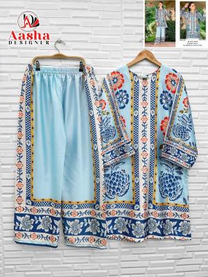 Karma aasha turkis vol 8 coord set Wholesale Kurti supplier
