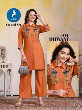 Kaya dhwani coord set wholesale kurti market in gandhi nagar delhi