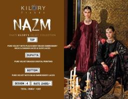 Kilory trends nazm wholesale dress material in kolkata