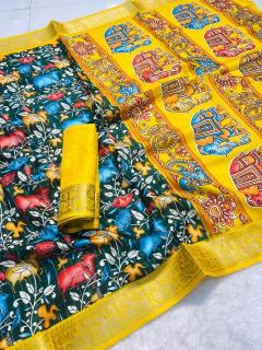 Malhar trendy Italian silk indian wholesale saree market