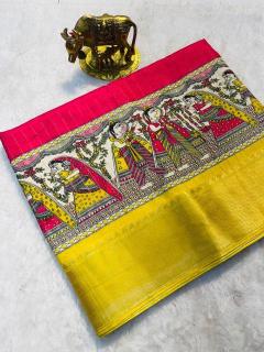 Malhar trendy Italian silk indian wholesale saree market