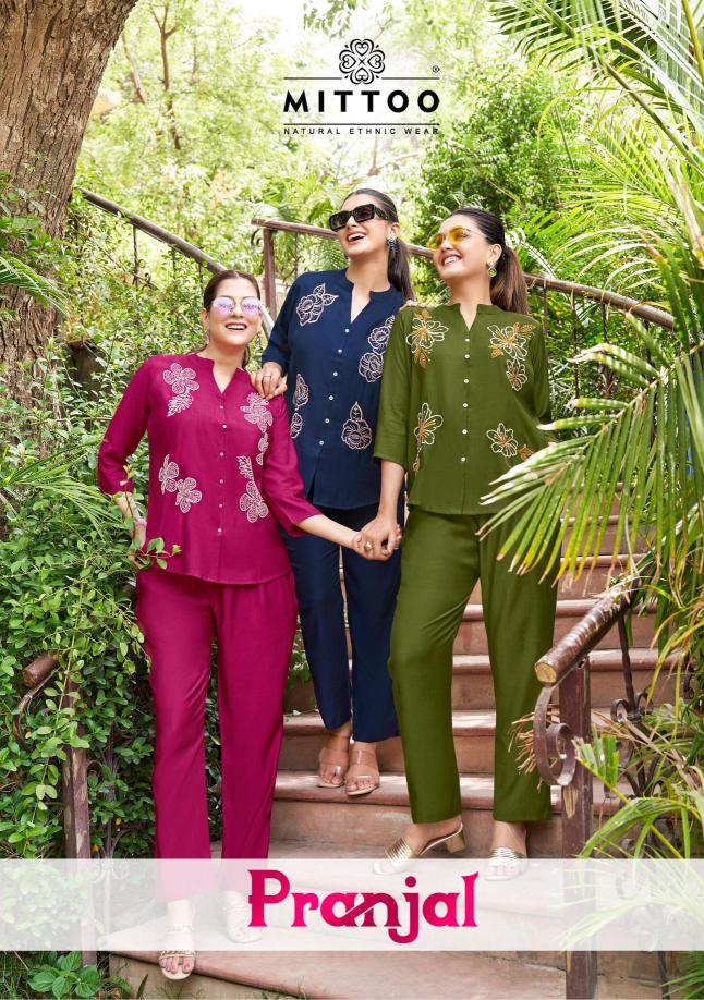 Mittoo pranjal coord set surat india wholesale market