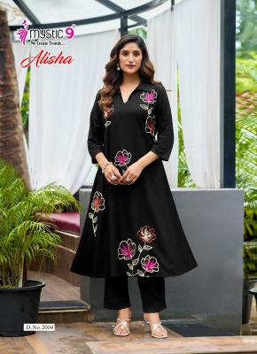Mystic9 alisha vol 2 coord set best wholesale kurti manufacturers in kolkata