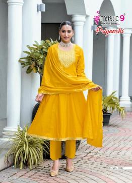 Mystic9 priyanshi vol 1 wholesale kurti in surat market