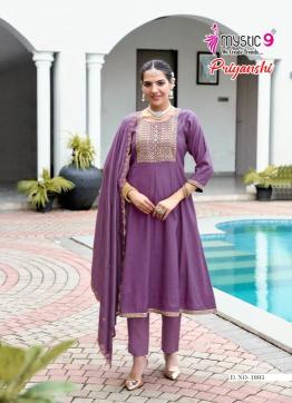 Mystic9 priyanshi vol 1 wholesale kurti in surat market