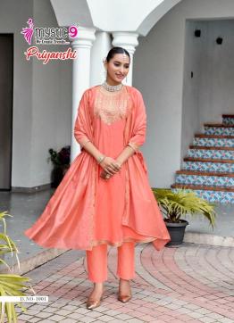 Mystic9 priyanshi vol 1 wholesale kurti in surat market