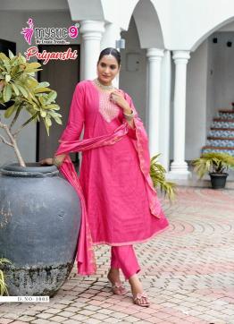 Mystic9 priyanshi vol 1 wholesale kurti in surat market